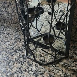 Cute hanging mirrored Candle Holder 