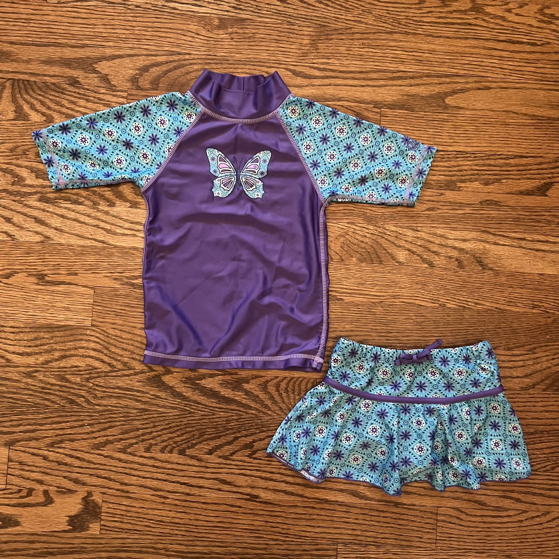4T UV Skinz Toddler Girl Swimsuit