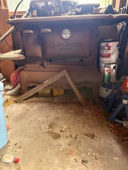 Antique woood cook stove