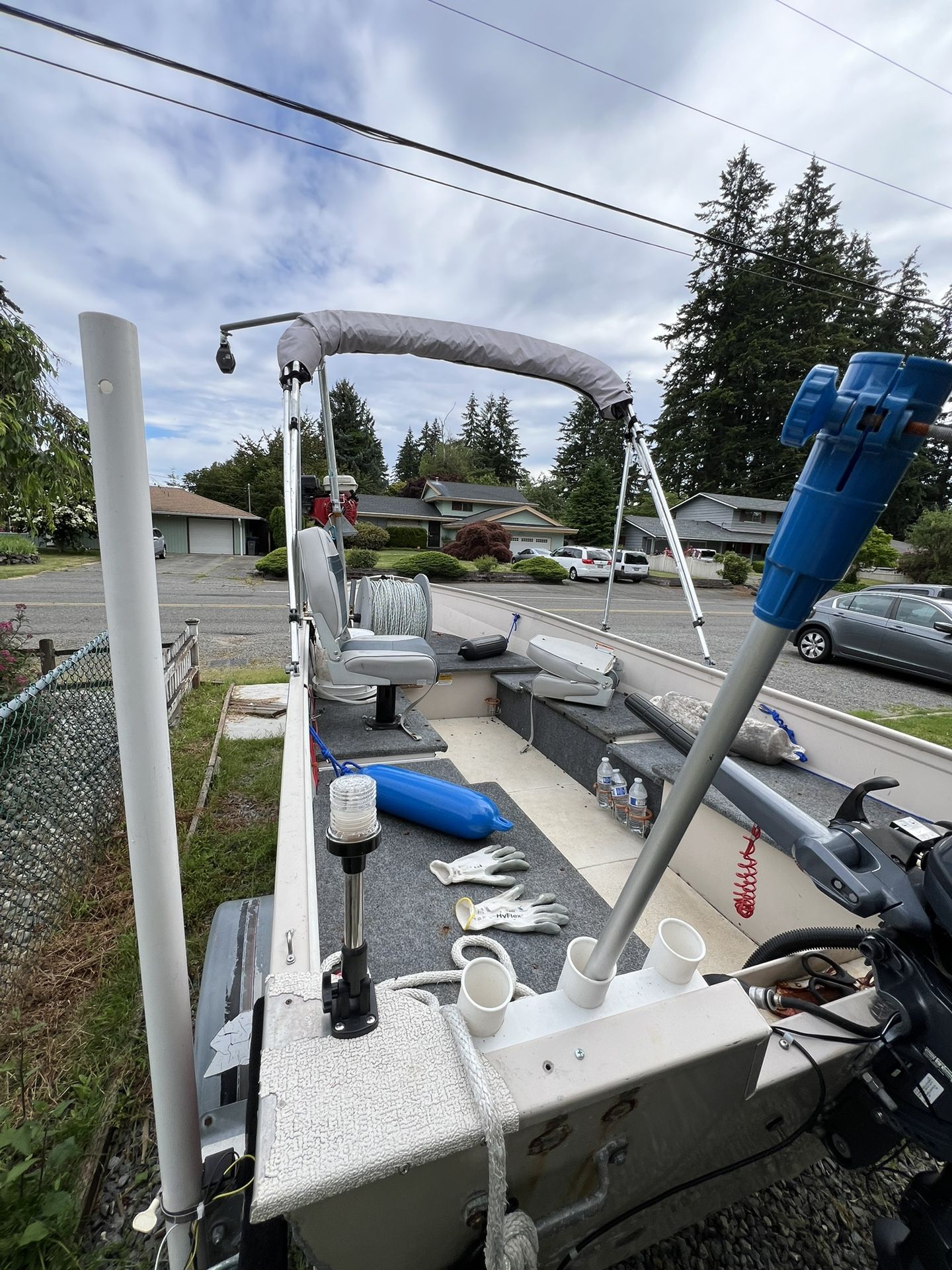 Aluminum Boat, Trailer, Motor