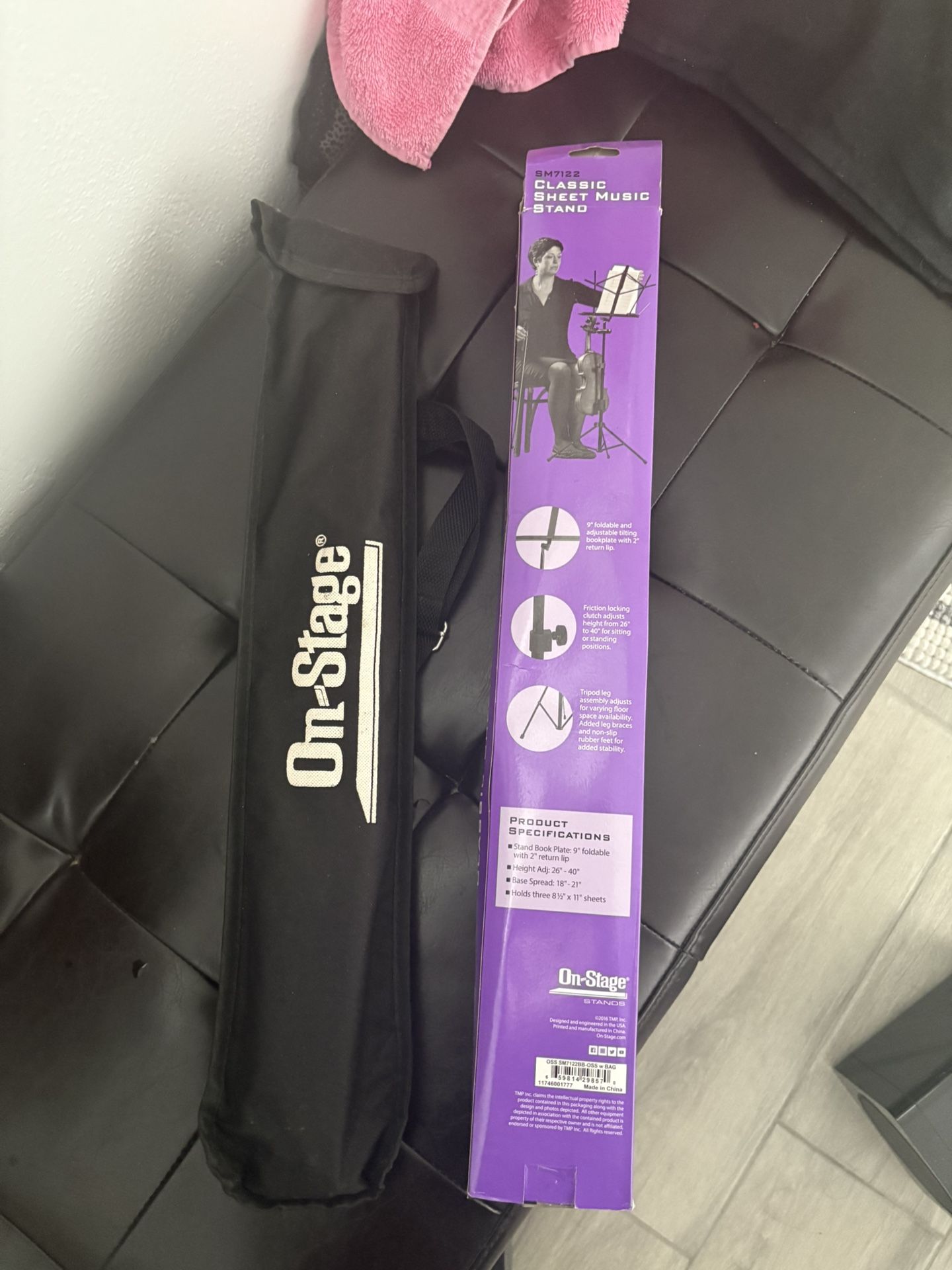 Sheet Music Stand/ Base Para Notas De Musica