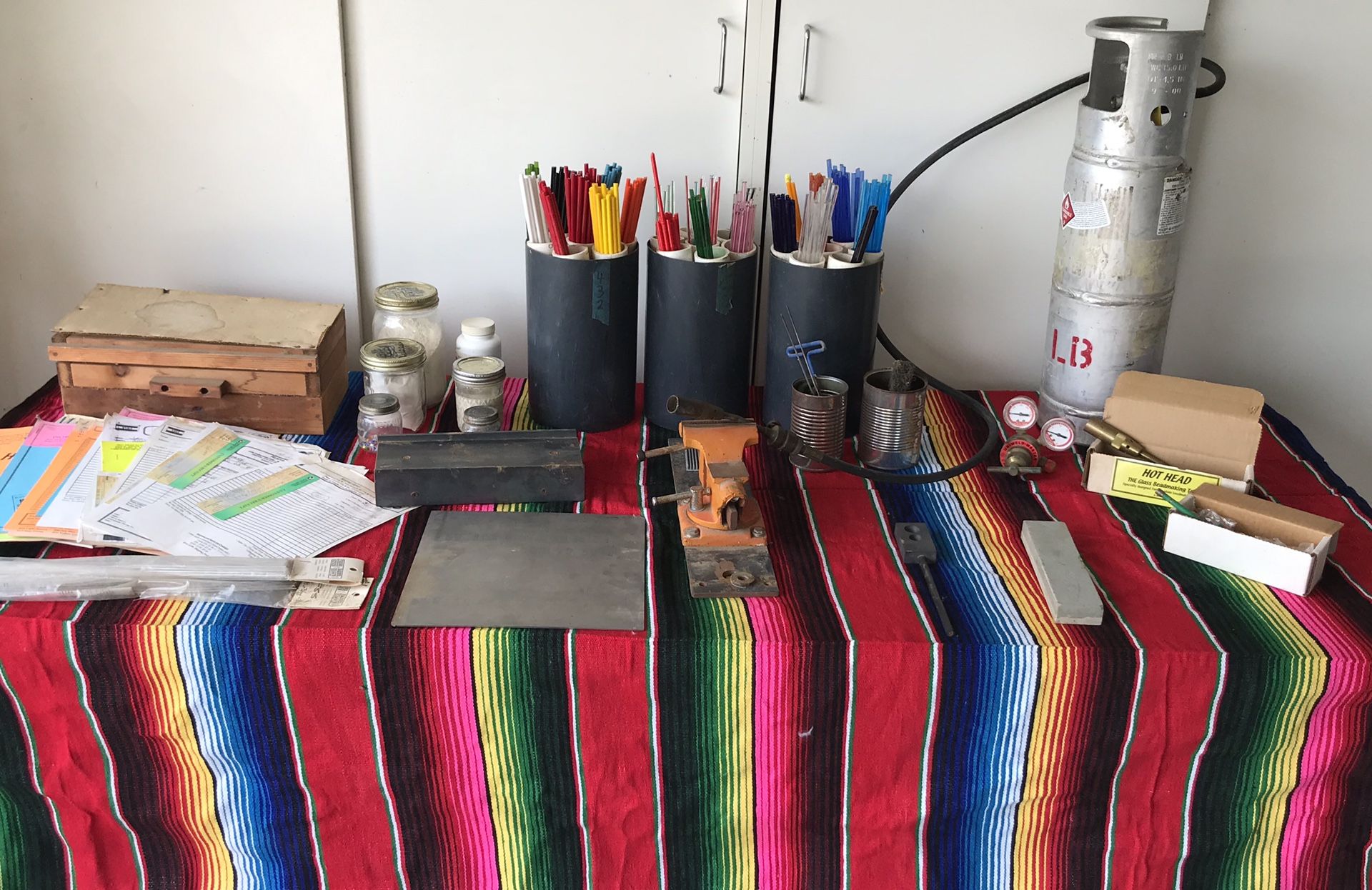 Glass Bead making setup