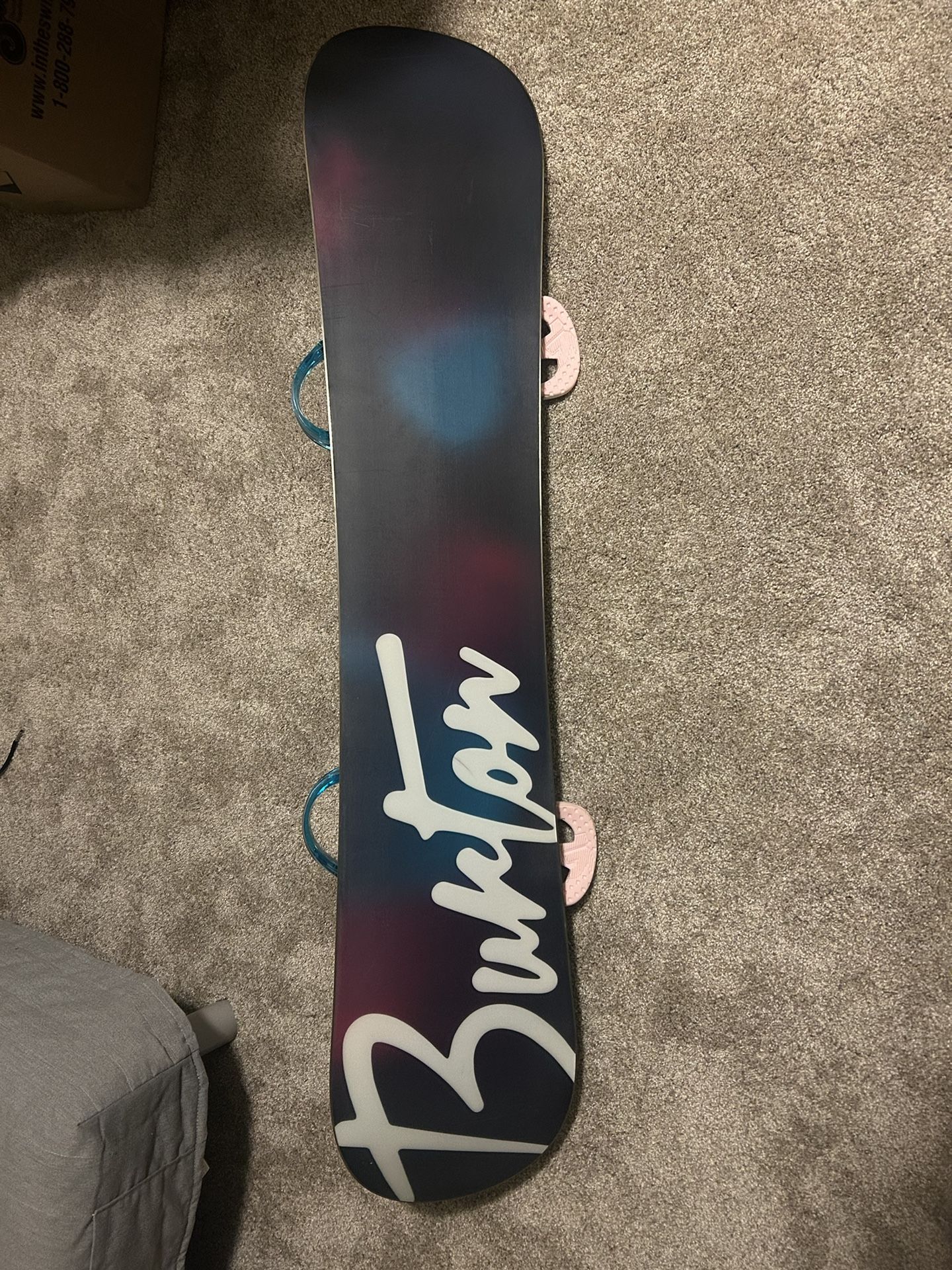 BURTON GENIE 142  ビンディング・ボードカバー付き Snowboard Burton Genie 142 Flat Top With Boots Helmet Bag And