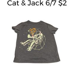 Cat And Jack T-shirt Great Condition Size 6-7 💖💖M6