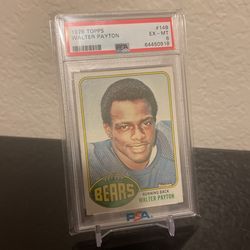 1976 Topps Walter Payton PSA 6