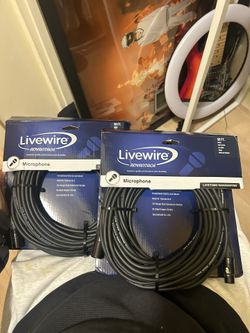 Microphone Cables (50ft) set of 2