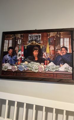 El Chapo, Scarface, Pablo Escobar Panting