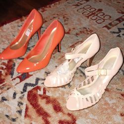 Coral,heel, and Light Pink Heel, 10.00 Each 