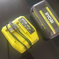 Ryobi 40V Batt+Charger