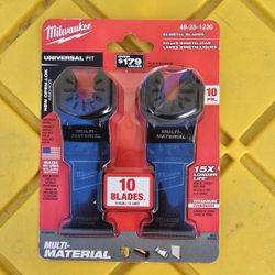 Milwaukee
1-3/8 in. Titanium Bi-Metal Universal Fit Wood and Metal Cutting Multi-Tool Oscillating Blade (10-Pack)