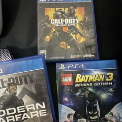 3 PS4 Games 