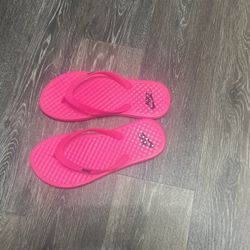 Pink Nike Flip Flops Size 7 Womens 