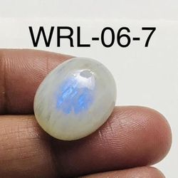 White Rainbow moonstone Oval Shape Cabochon-WRL-06-7