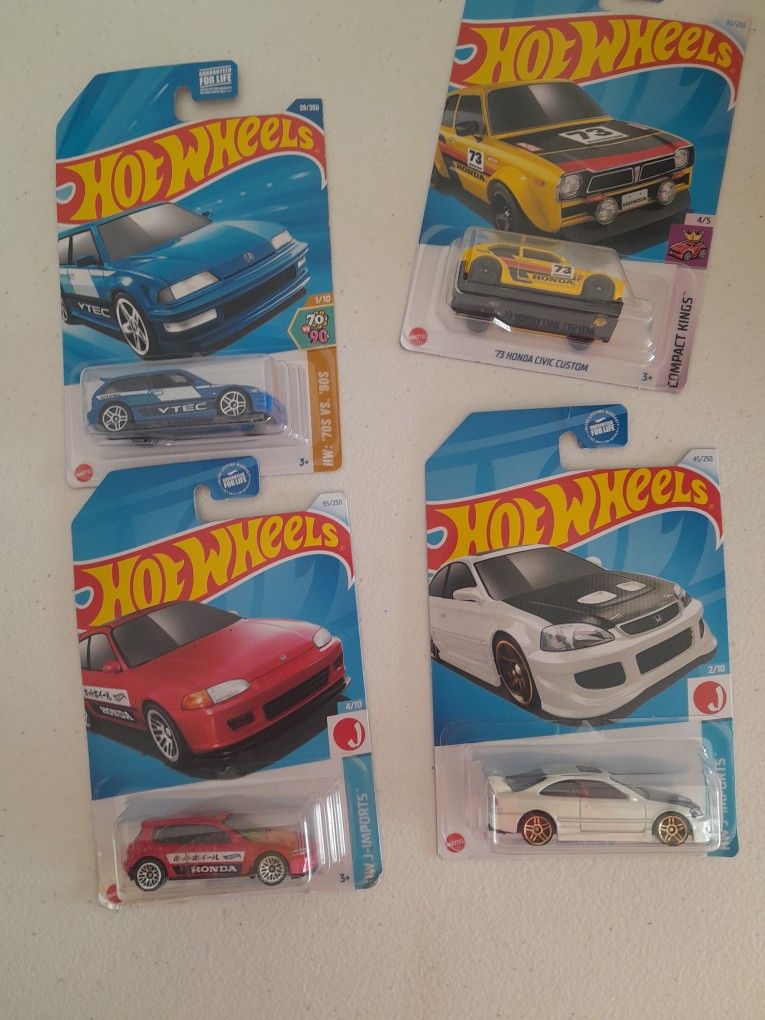 Hotwheels All Honda Cars And Trucks