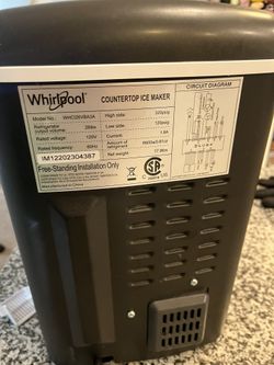 Whirlpool Countertop Ice Maker WHCI26VBA3A