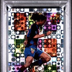 2003 Mundi Cromo Ronaldinho Las Fichas de La Liga #161 PSA 10 FC Barcelona