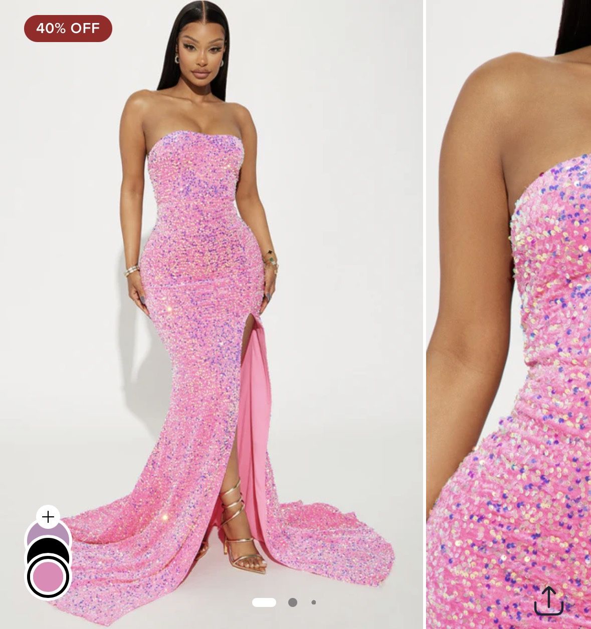 Long Pink Dress