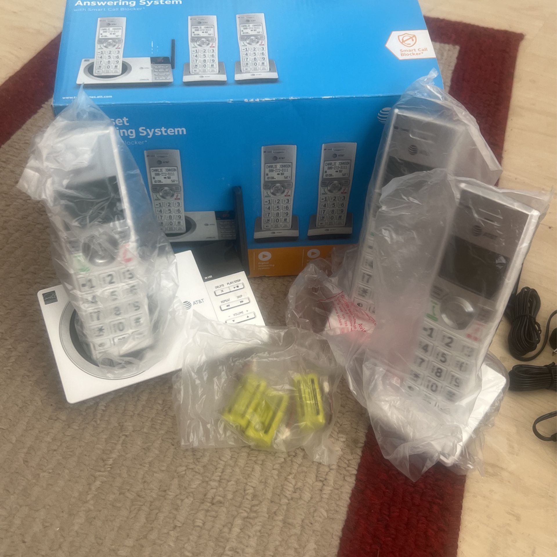 AT&T 3 Handset Answering System 