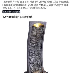 Curved fountain. Used Twice. 