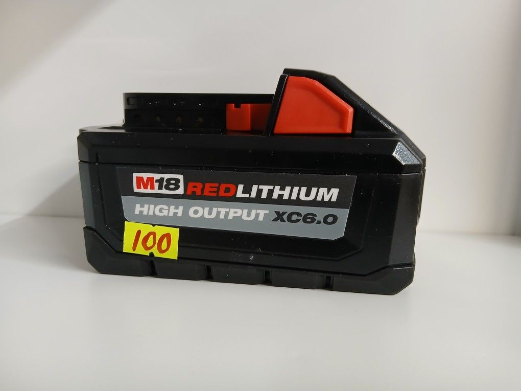 Milwaukee New M18 Battery Xc6.0