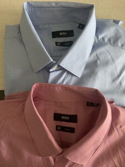 Hugo Boss shirts size L $35 each slim fit 100% cotton Fontainbleau area pick up