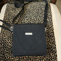 Bagallini Black Square Crossbody Bag Purse