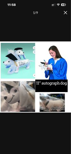 Perrito  $10  Para Autografiar, Graduación. lei $15