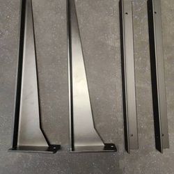 Metal Shelving Brackets - Commercial Made and Customized Angle Irons