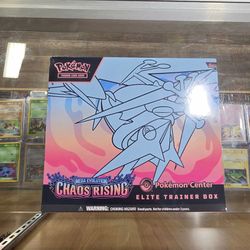 Pokémon TCG Chaos Rising Pokemon Center Elite Trainer Box