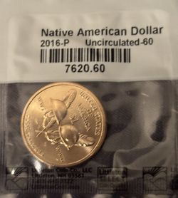 2016 P Native American Dollar
