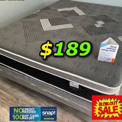 Queen Size Oasis Thermal Comfort Europillow Top Mattress 