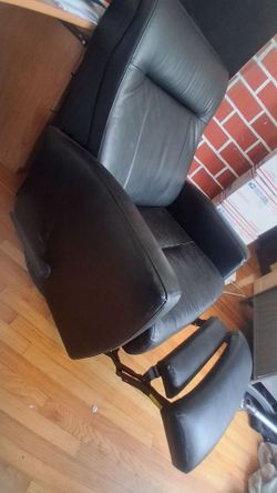 leather recliner rocks and turns