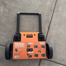 Ridgid telescopic handle with wheels