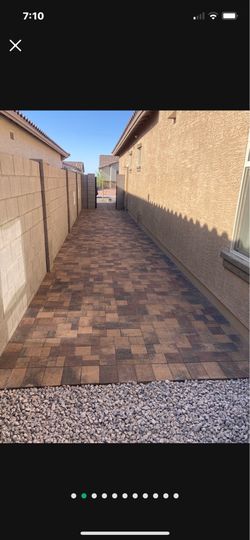 Pavers turf travertine sod