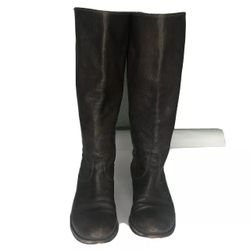 Frye Riding Boots Women Size 7B Brown Leather Upper