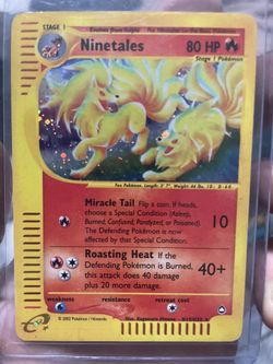 Ninetails Near mint Card!!