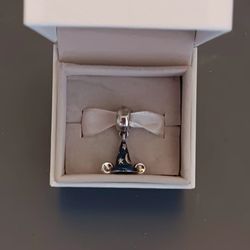 9.25 Silver 2014 Disney Pandora Mickey Mouse Blue Hat Fantasia Charm with Box