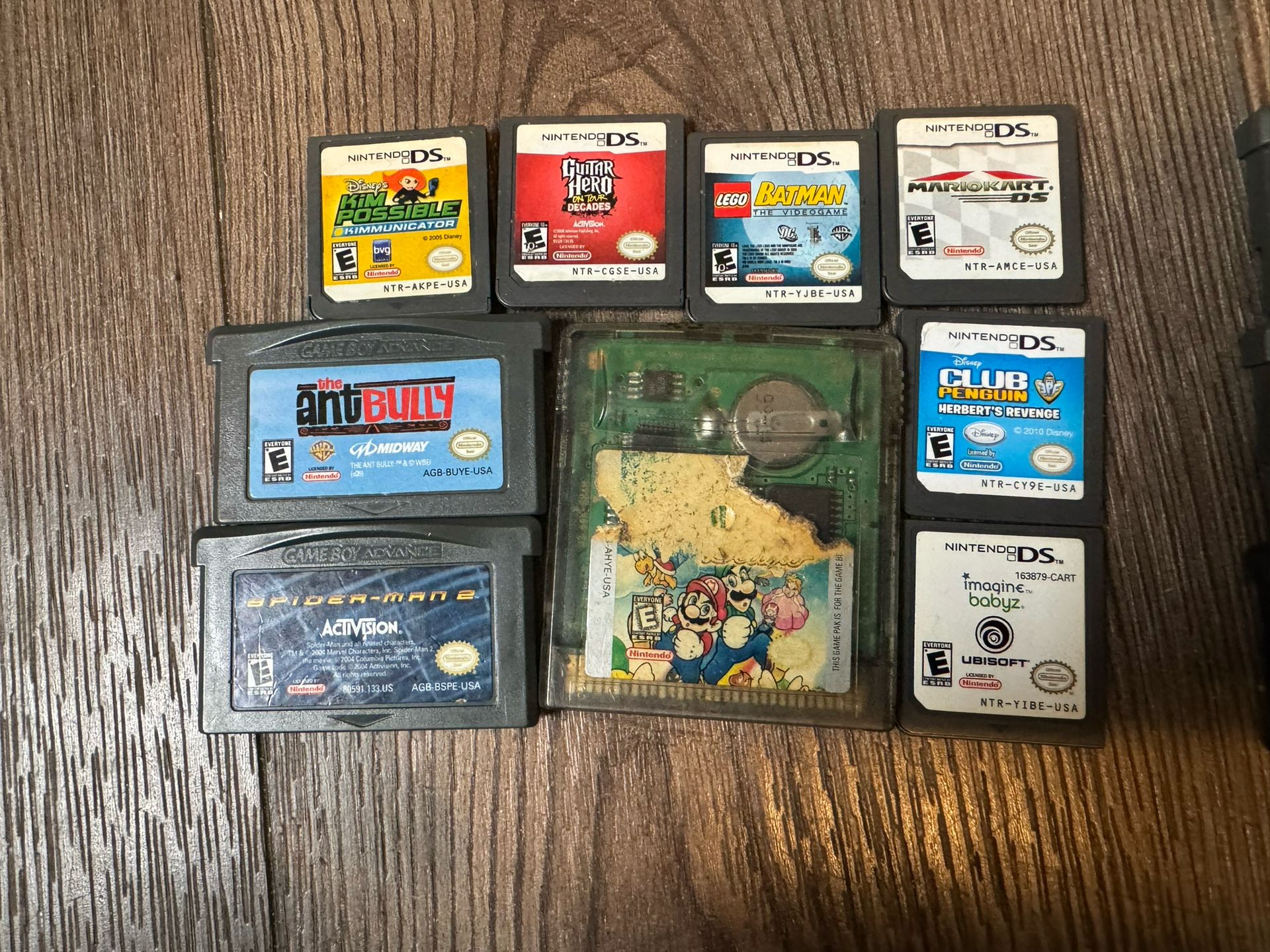 Nintendo Ds And Nintendo Gameboy Advance Games For Sale