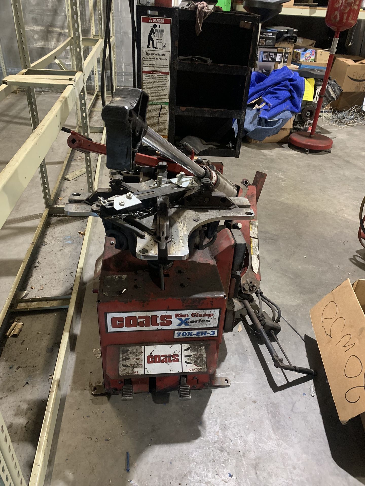 Coats Tire Machine - Missing Parts