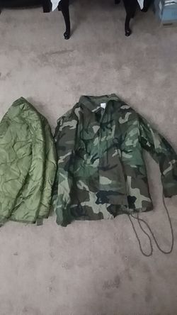 M65 jacket and liner. medium regular