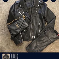 Blanc NYC Faux Leather Jacket 