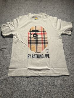 Bape - White Burberry - Size:M