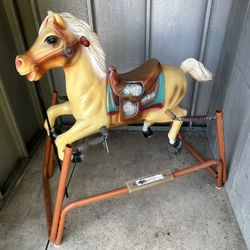 Vintage Flexible Flyer Rocking Horse