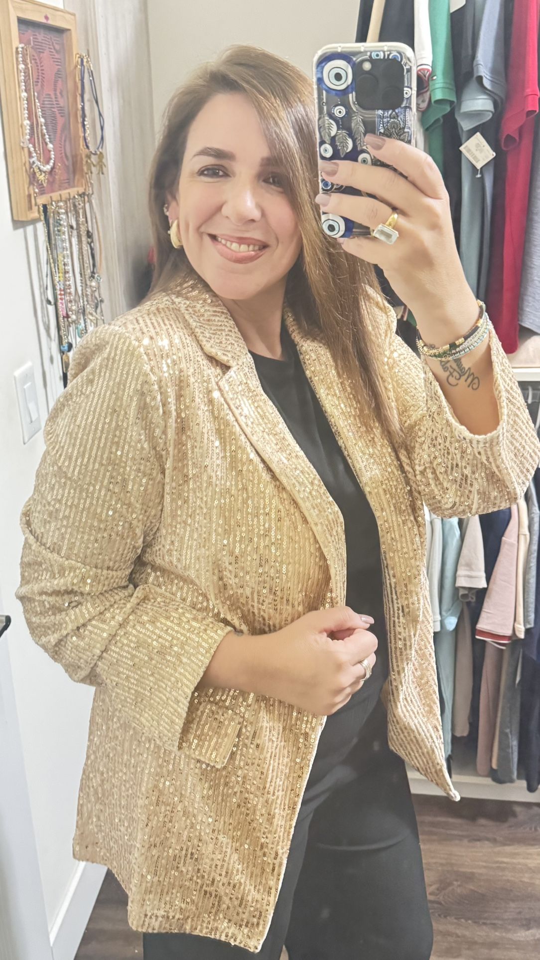 Lentejuela Blazer /sequin Gold Blazer