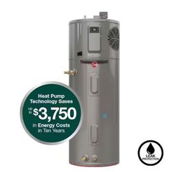 Rheem ProTerra 50 Gal. Smart High Efficiency Hybrid Heat Pump Water Heater w/ Leak Detection - T