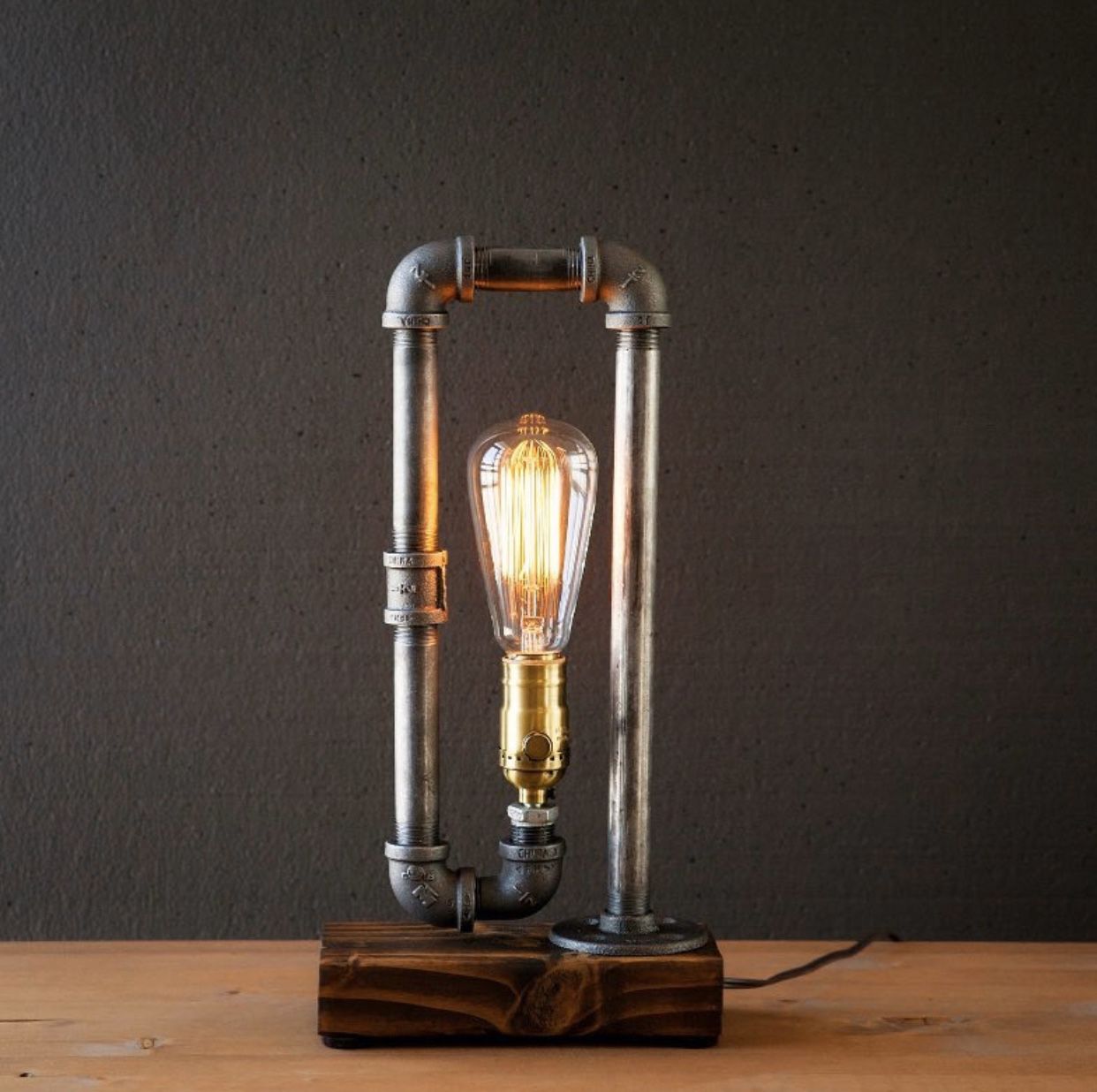 Handmade Industrial Lamp