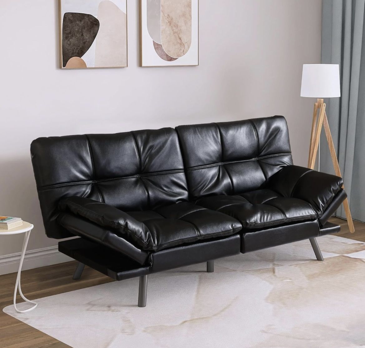 Black Futon Sofa Couch
