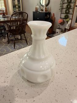 Vintage Milk Glass Vase