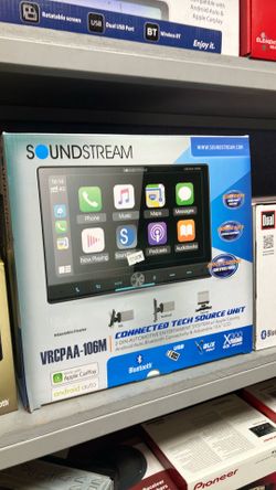 Soundstream apple CarPlay and android auto stereo 10 inch