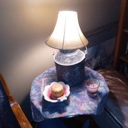 Vintage milk Jug lamp